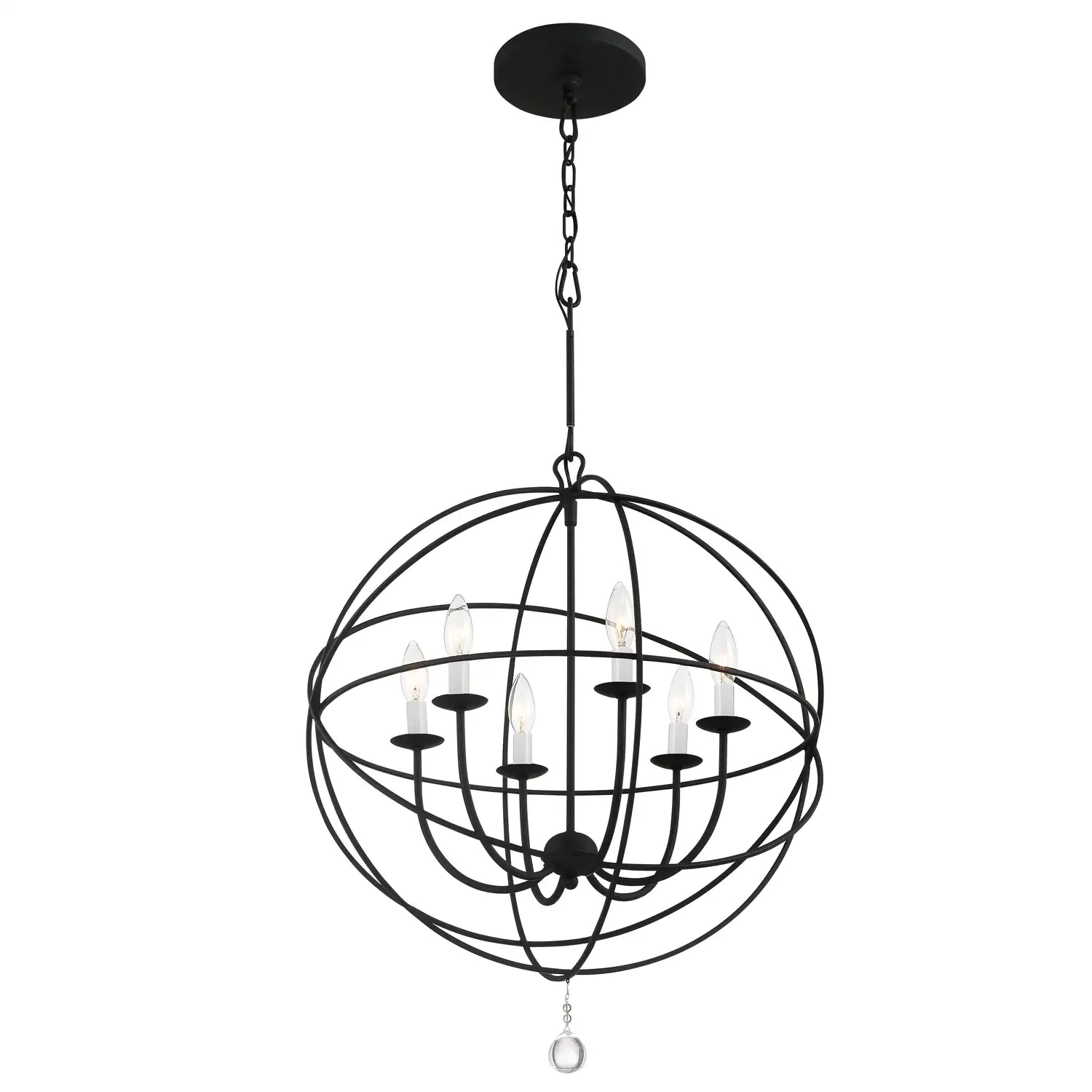 CRYSTORAMA, SOLARIS SPHERE CHANDELIER, CHANDELIER LIGHT