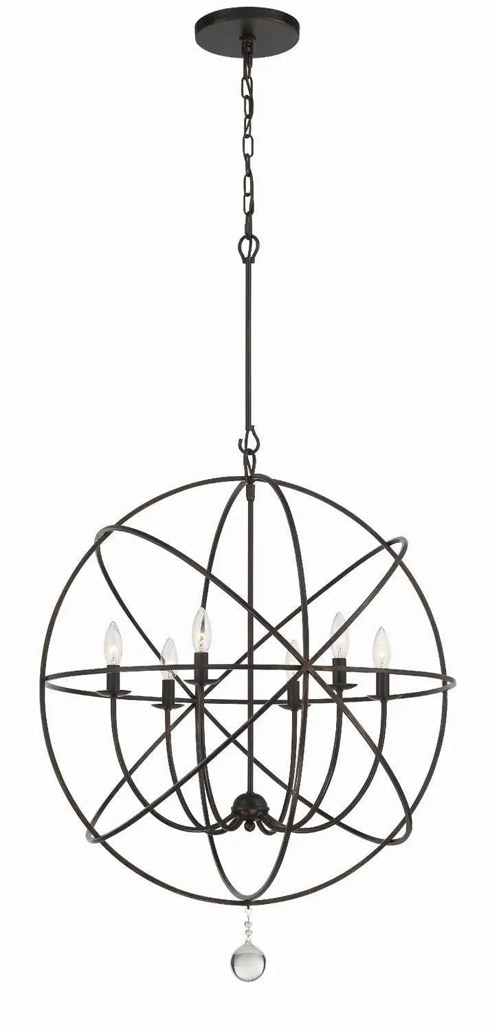 CRYSTORAMA, SOLARIS SPHERE CHANDELIER, CHANDELIER LIGHT