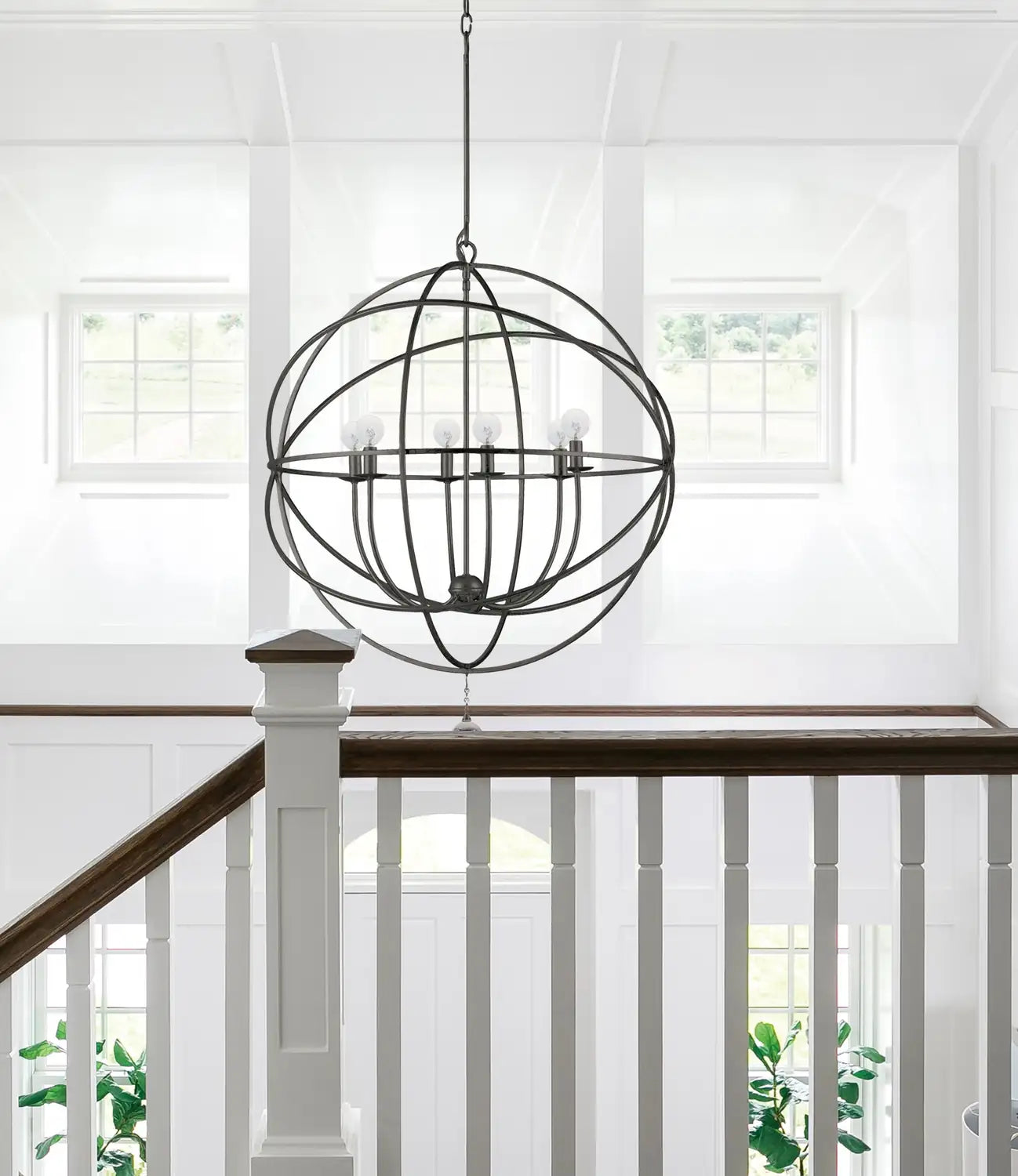 CRYSTORAMA, SOLARIS SPHERE CHANDELIER, CHANDELIER LIGHT