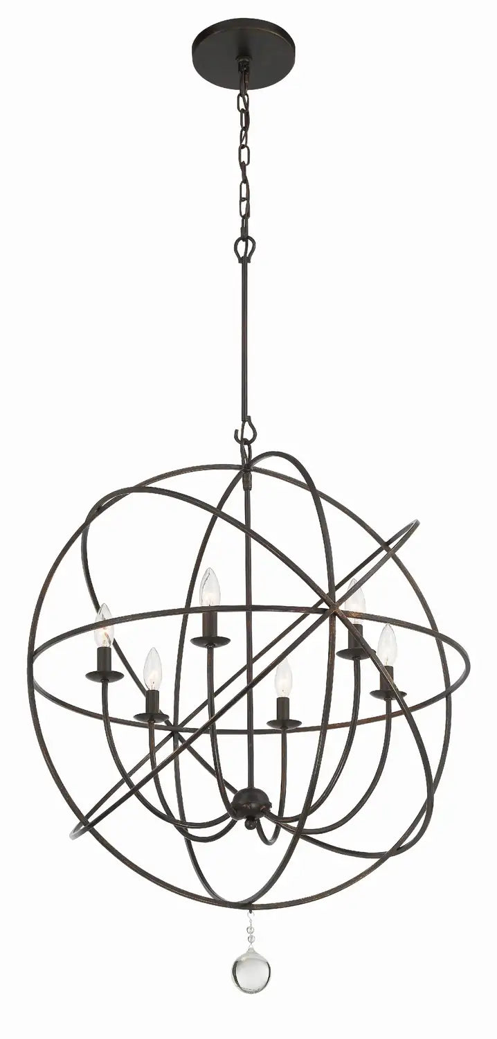 CRYSTORAMA, SOLARIS SPHERE CHANDELIER, CHANDELIER LIGHT
