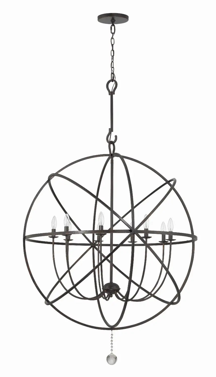 CRYSTORAMA, SOLARIS SPHERE CHANDELIER, CHANDELIER LIGHT
