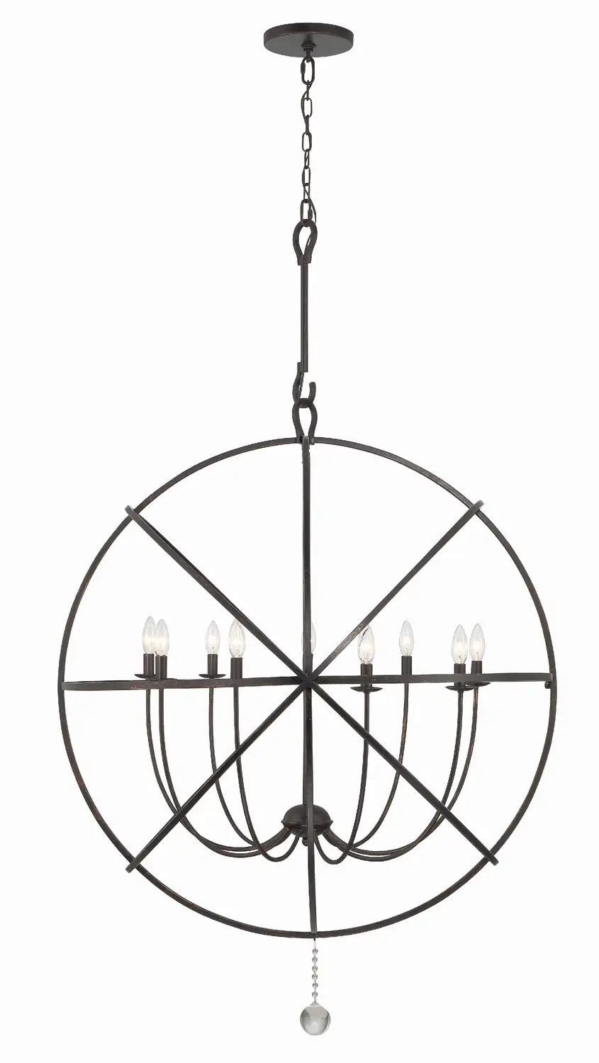 CRYSTORAMA, SOLARIS SPHERE CHANDELIER, CHANDELIER LIGHT