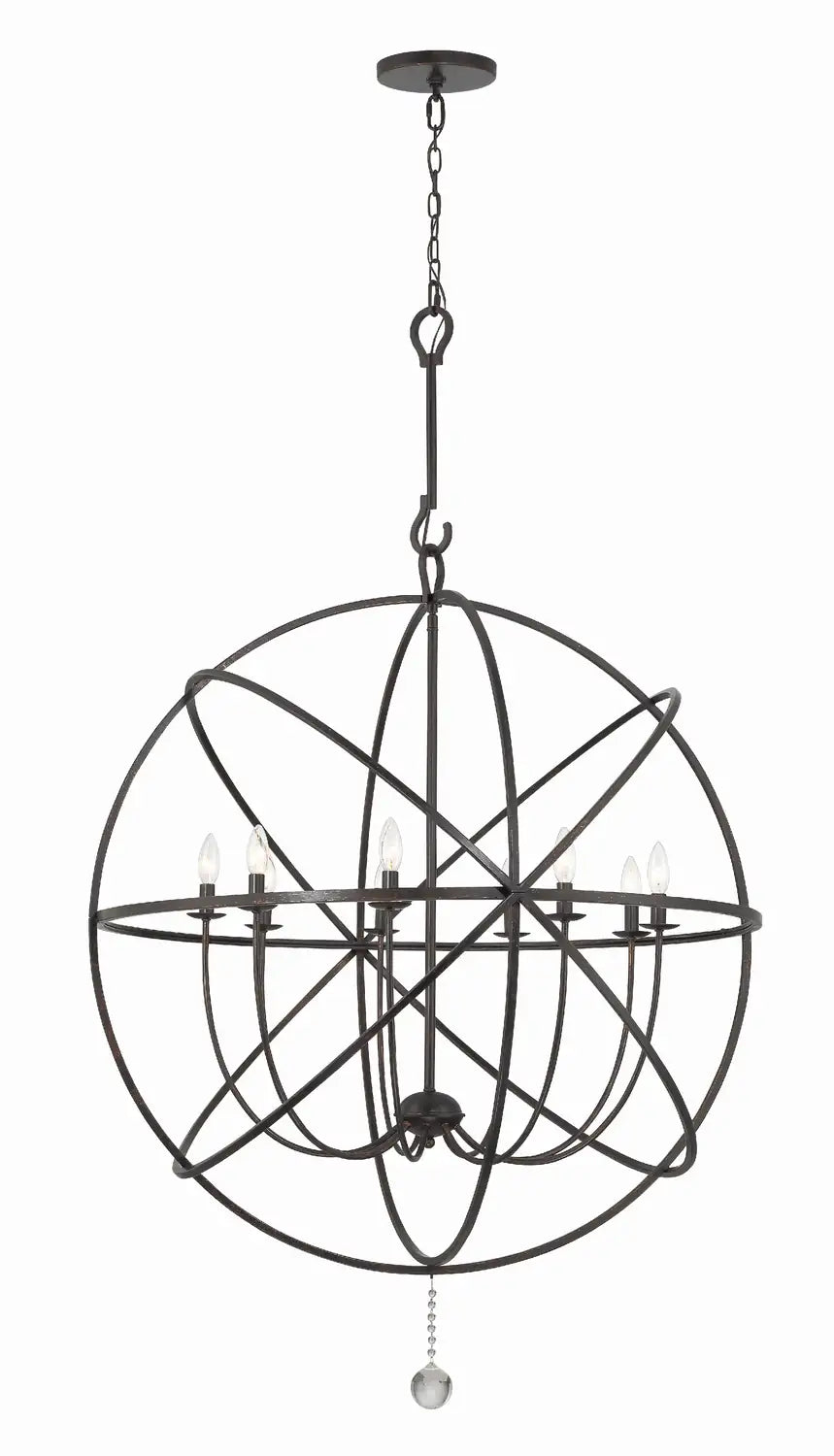 CRYSTORAMA, SOLARIS SPHERE CHANDELIER, CHANDELIER LIGHT