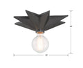 CRYSTORAMA, ASTRO FLUSH MOUNT, FLUSH MOUNT CEILING LIGHTS