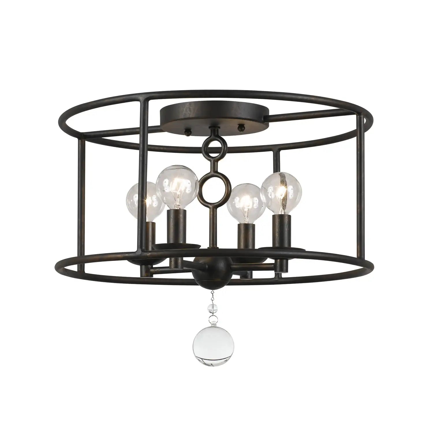 CRYSTORAMA, CAMERON SEMI FLUSH MOUNT, FLUSH MOUNT CEILING LIGHTS