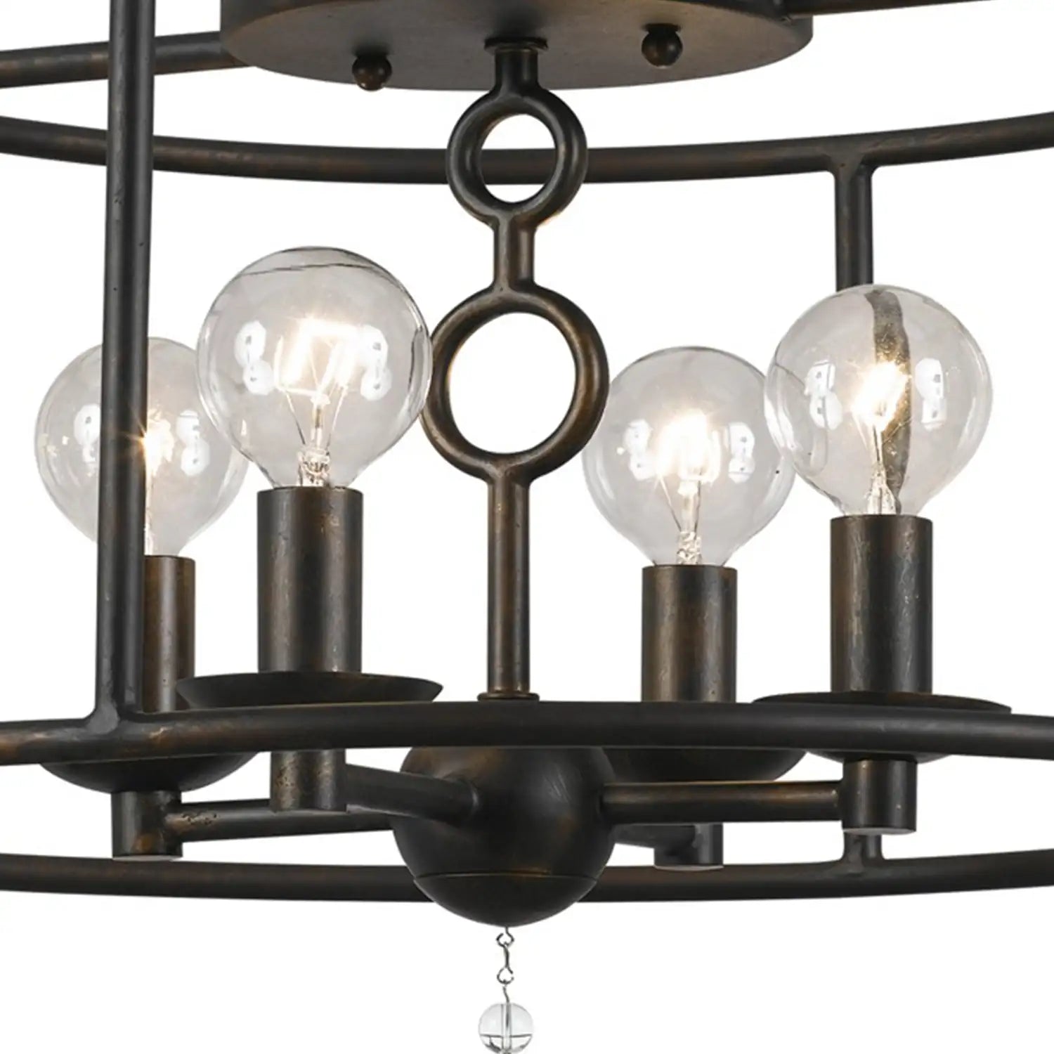 CRYSTORAMA, CAMERON SEMI FLUSH MOUNT, FLUSH MOUNT CEILING LIGHTS
