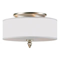 CRYSTORAMA, LUXO DRUM SHADE FLUSH MOUNT, FLUSH MOUNT CEILING LIGHTS