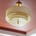 CRYSTORAMA, LUXO SEMI FLUSH MOUNT, FLUSH MOUNT CEILING LIGHTS
