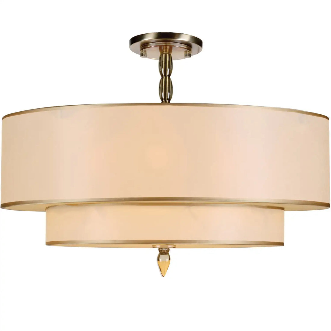 CRYSTORAMA, LUXO DRUM SHADE CHANDELIER, CHANDELIER LIGHT