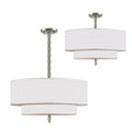 CRYSTORAMA, LUXO DRUM SHADE CHANDELIER, CHANDELIER LIGHT