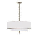 CRYSTORAMA, LUXO DRUM SHADE CHANDELIER, CHANDELIER LIGHT