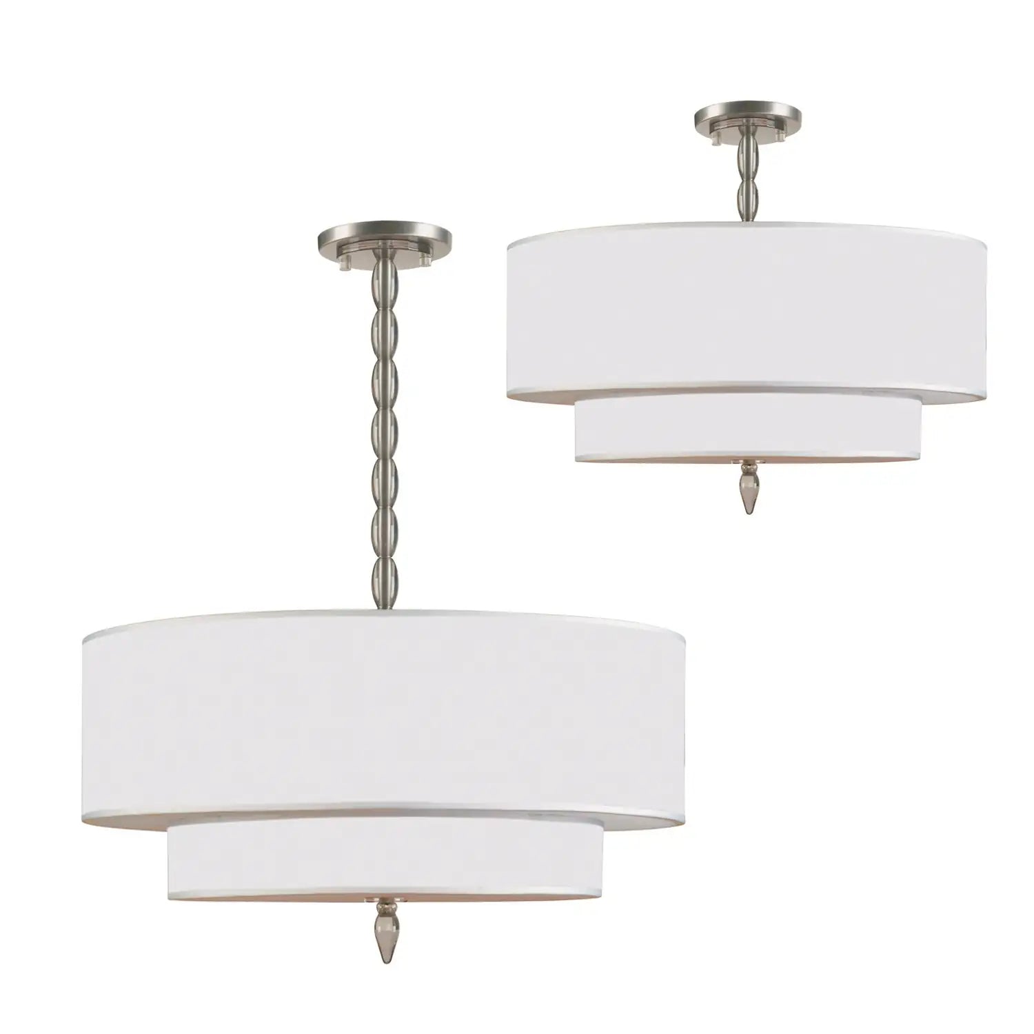 CRYSTORAMA, LUXO SEMI FLUSH MOUNT, FLUSH MOUNT CEILING LIGHTS
