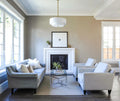 CRYSTORAMA, LUXO DRUM SHADE CHANDELIER, CHANDELIER LIGHT