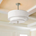 CRYSTORAMA, LUXO DRUM SHADE CHANDELIER, CHANDELIER LIGHT