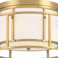 CRYSTORAMA, BRIAN PATRICK FLYNN HULTON LUXE FLUSH MOUNT, FLUSH MOUNT CEILING LIGHTS