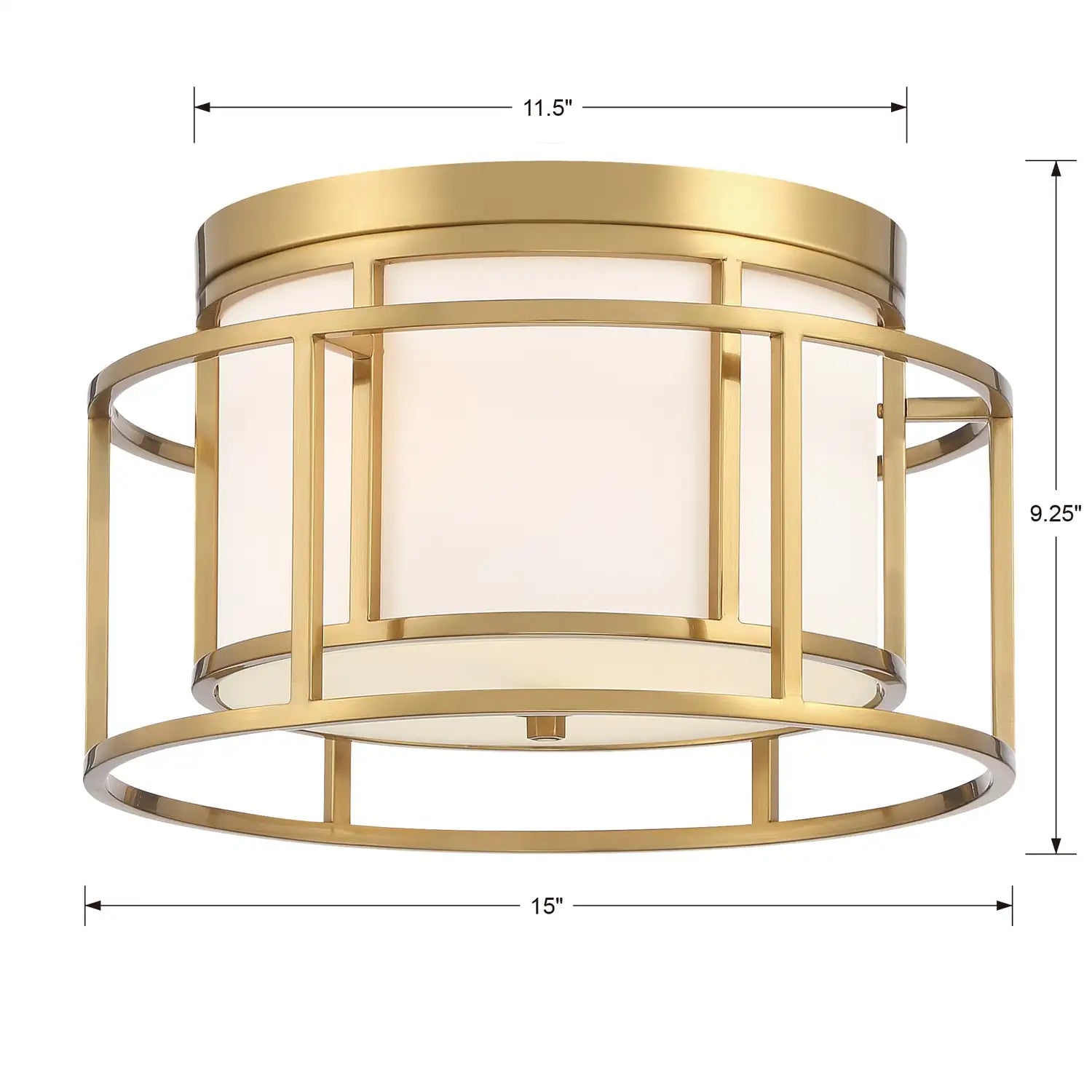 CRYSTORAMA, BRIAN PATRICK FLYNN HULTON LUXE FLUSH MOUNT, FLUSH MOUNT CEILING LIGHTS