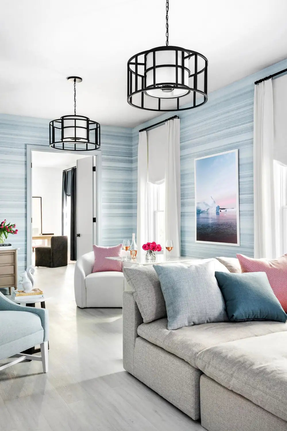 CRYSTORAMA, BRIAN PATRICK FLYNN HULTON LANTERN CHANDELIER, CHANDELIER LIGHT