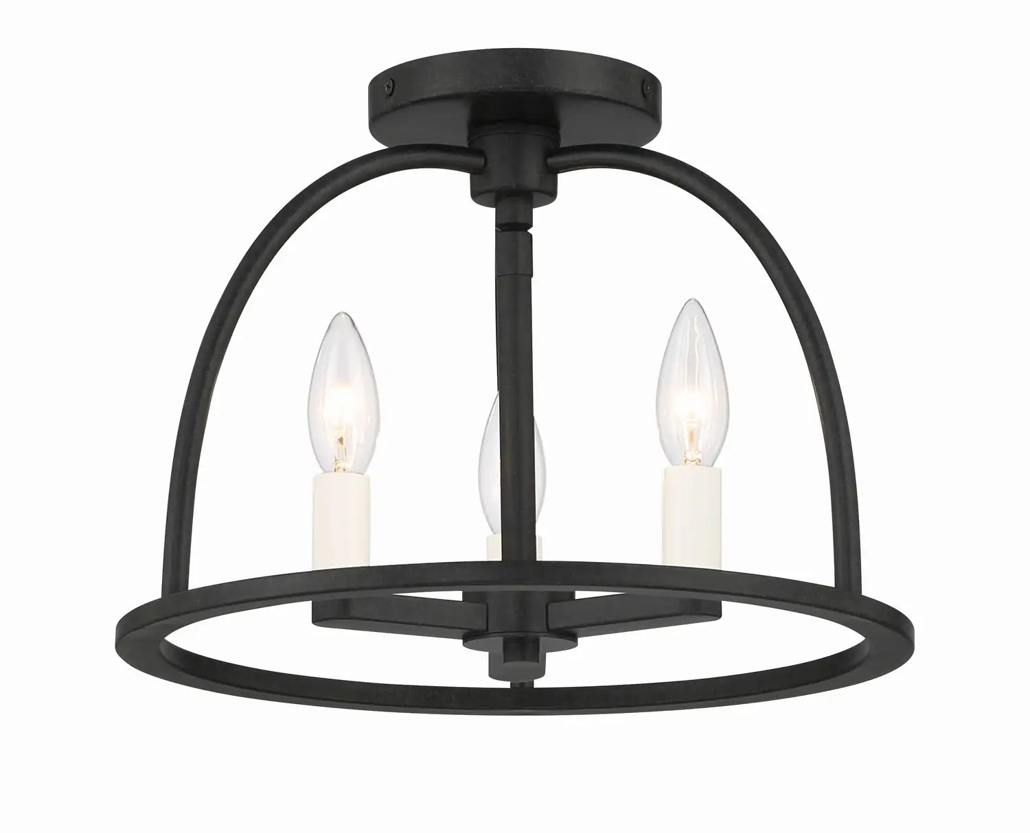 CRYSTORAMA, ABBOTT SEMI FLUSH MOUNT, FLUSH MOUNT CEILING LIGHTS