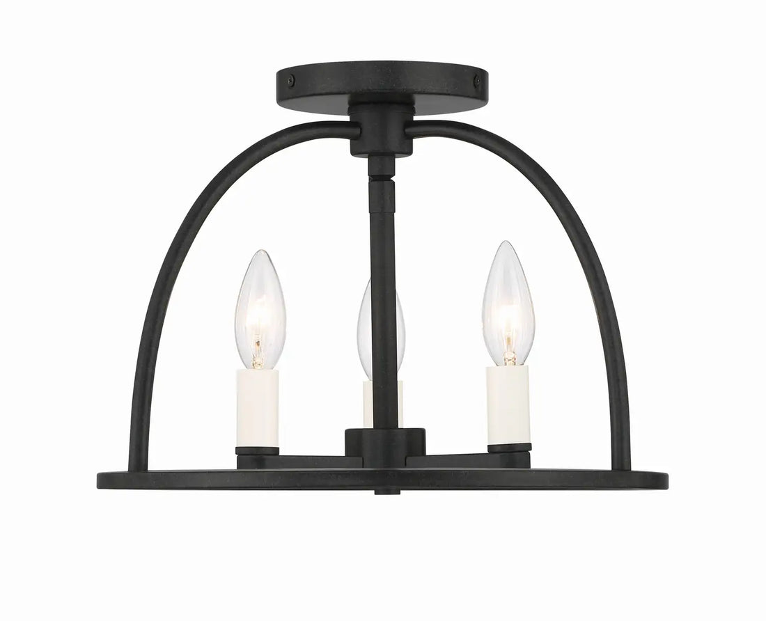 CRYSTORAMA, ABBOTT SEMI FLUSH MOUNT, FLUSH MOUNT CEILING LIGHTS