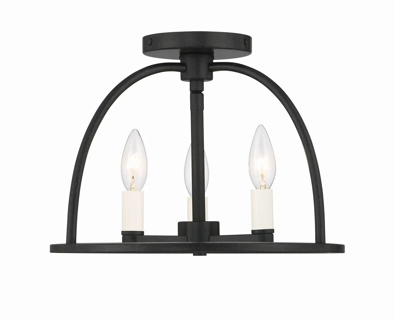 CRYSTORAMA, ABBOTT SEMI FLUSH MOUNT, FLUSH MOUNT CEILING LIGHTS