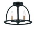 CRYSTORAMA, ABBOTT SEMI FLUSH MOUNT, FLUSH MOUNT CEILING LIGHTS
