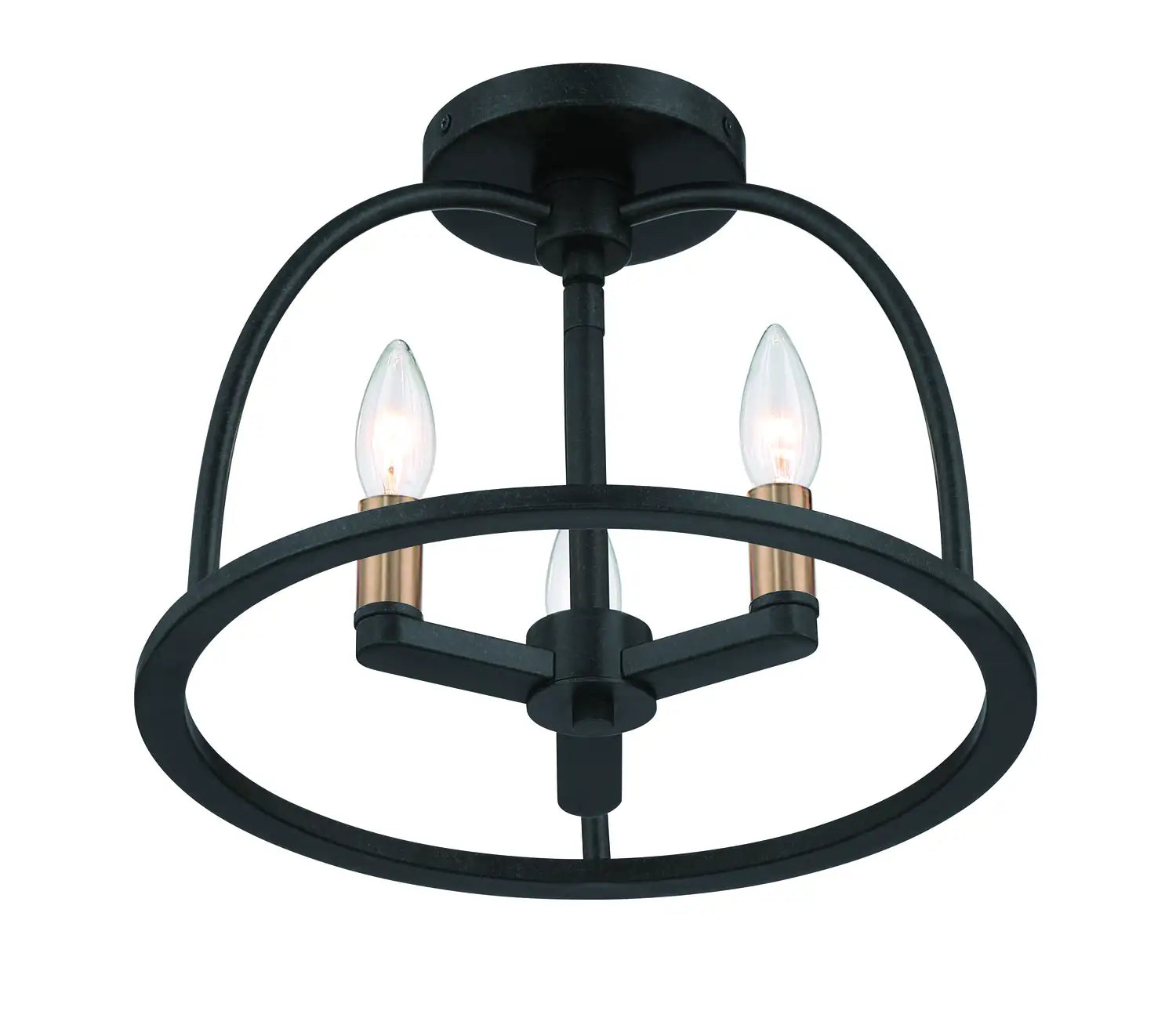 CRYSTORAMA, ABBOTT SEMI FLUSH MOUNT, FLUSH MOUNT CEILING LIGHTS
