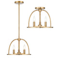 CRYSTORAMA, ABBOTT SEMI FLUSH MOUNT, FLUSH MOUNT CEILING LIGHTS
