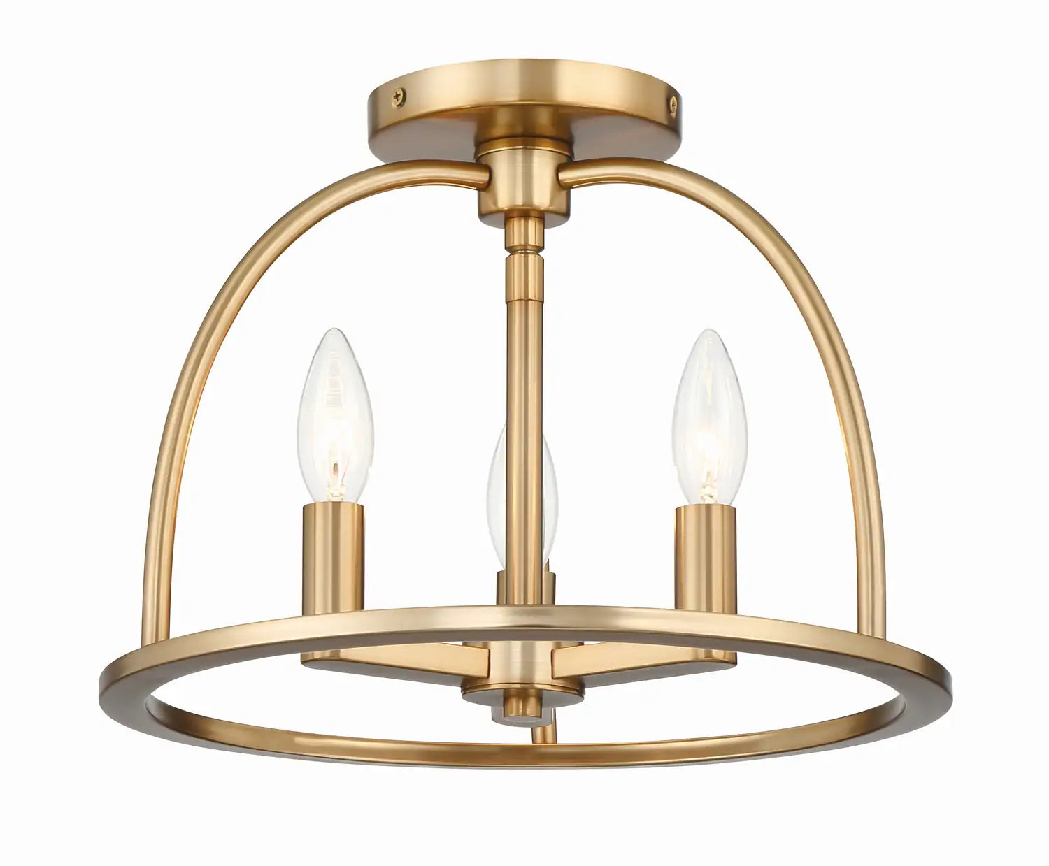 CRYSTORAMA, ABBOTT SEMI FLUSH MOUNT, FLUSH MOUNT CEILING LIGHTS