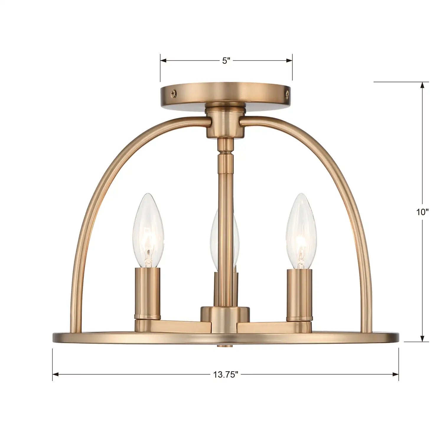 CRYSTORAMA, ABBOTT SEMI FLUSH MOUNT, FLUSH MOUNT CEILING LIGHTS