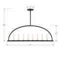 CRYSTORAMA, ABBOTT LINEAR CHANDELIER, CHANDELIER LIGHT