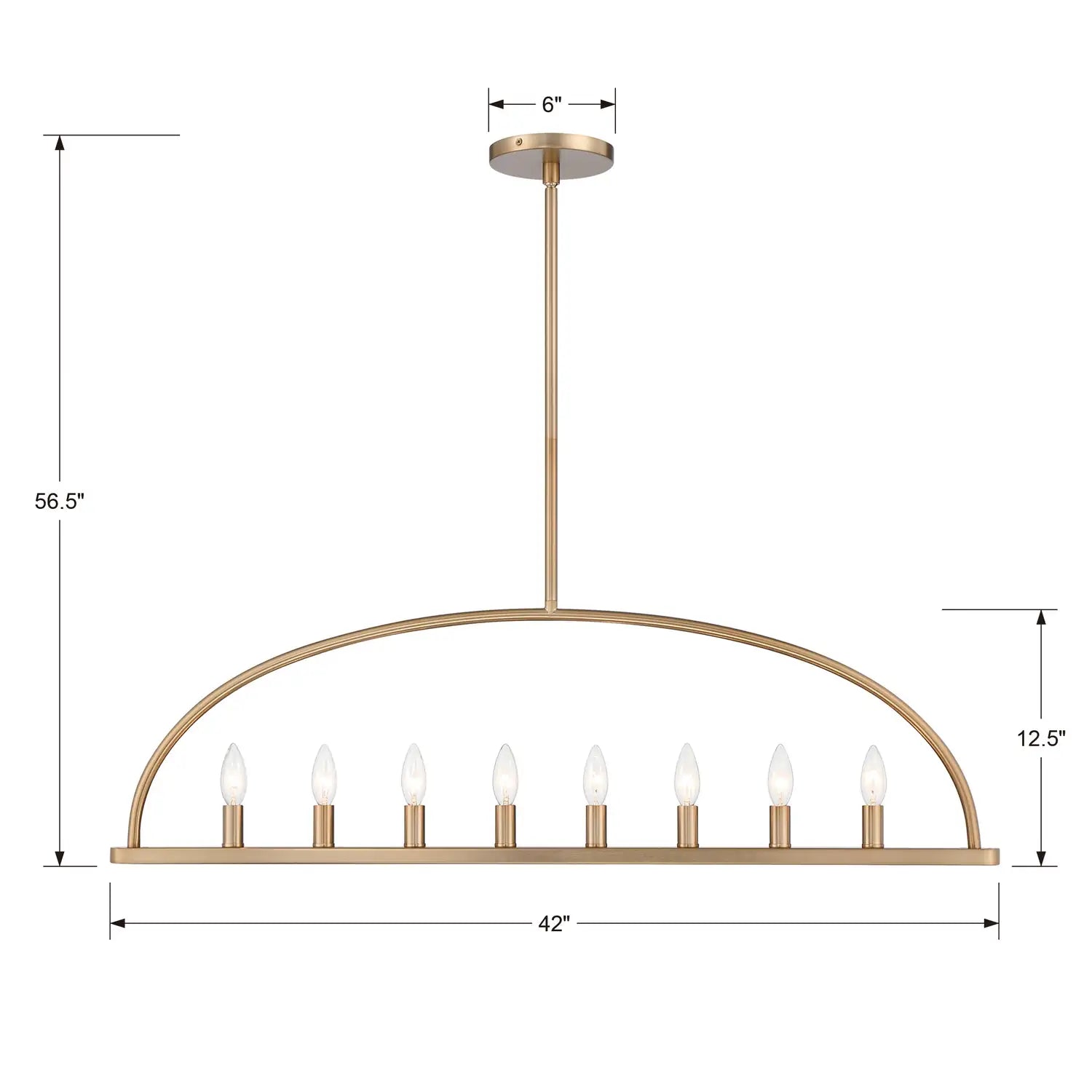 CRYSTORAMA, ABBOTT LINEAR CHANDELIER, CHANDELIER LIGHT