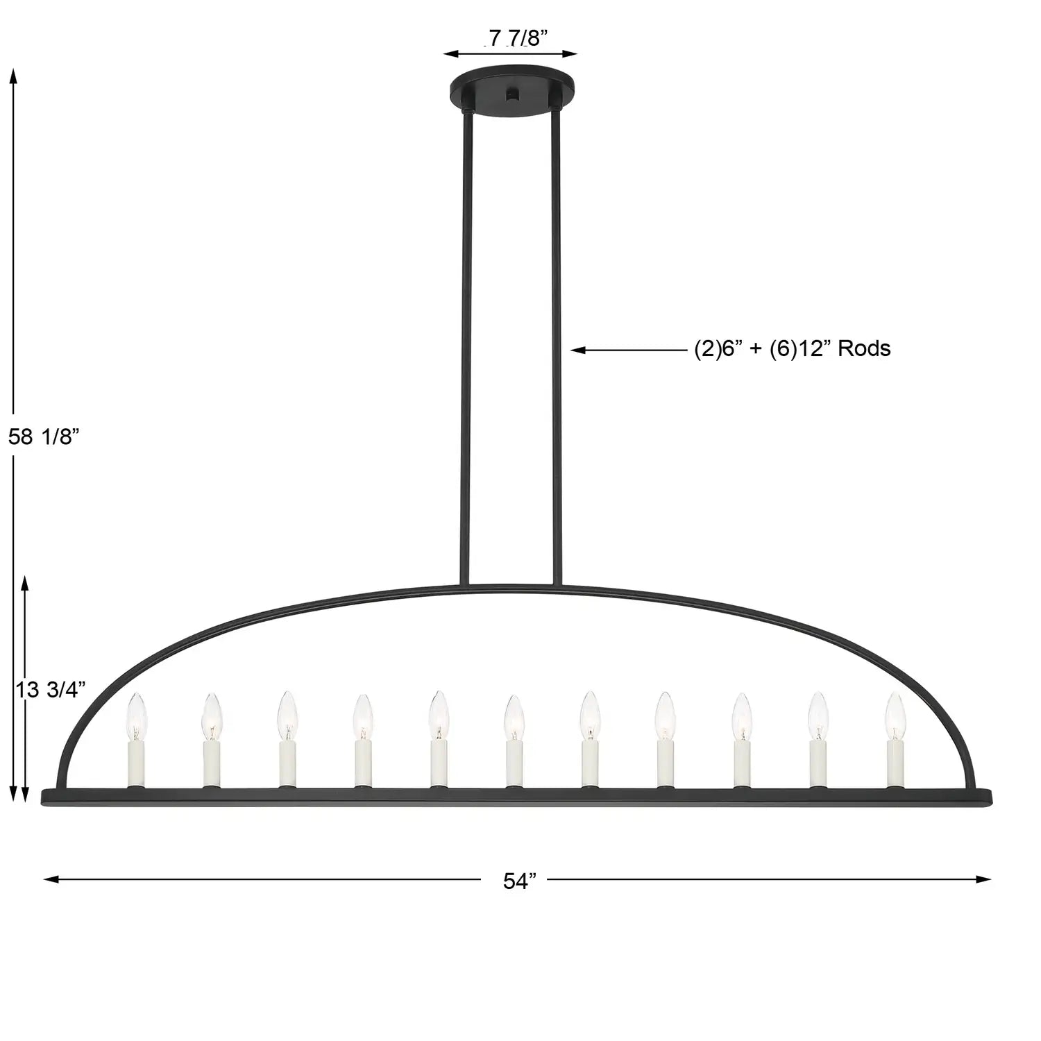 CRYSTORAMA, ABBOTT LINEAR CHANDELIER, CHANDELIER LIGHT