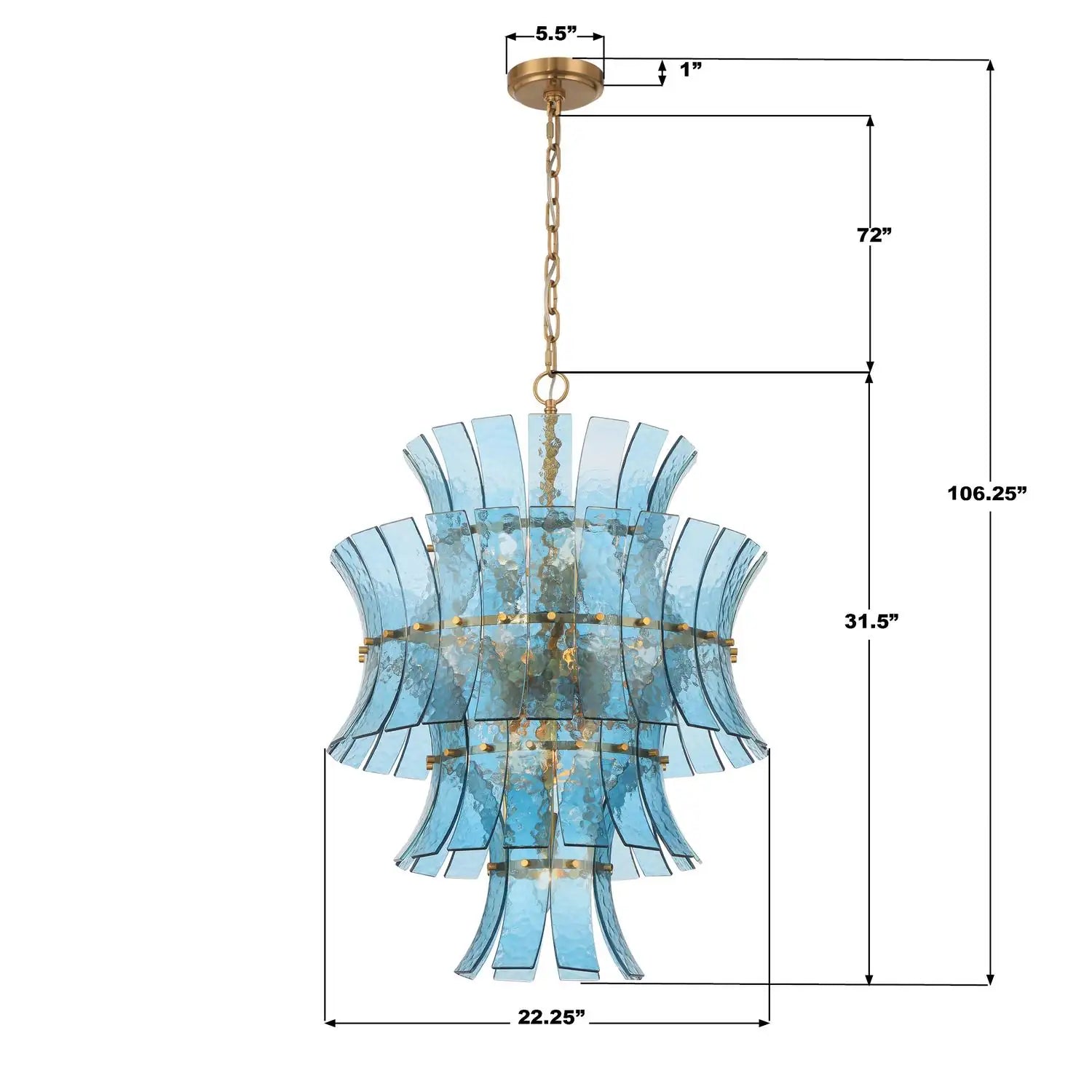 CRYSTORAMA, ABIGAIL CHANDELIER, CHANDELIER LIGHT