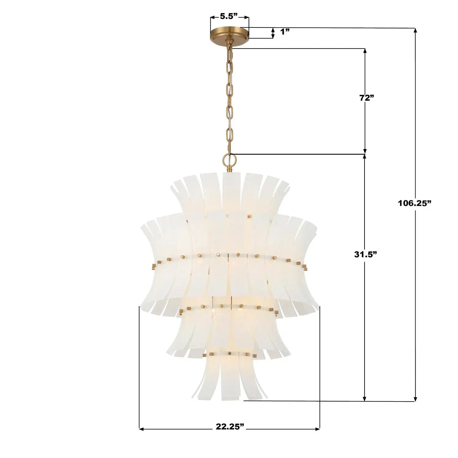 CRYSTORAMA, ABIGAIL CHANDELIER, CHANDELIER LIGHT