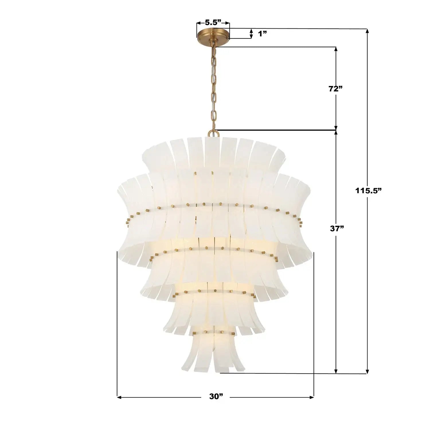 CRYSTORAMA, ABIGAIL CHANDELIER, CHANDELIER LIGHT