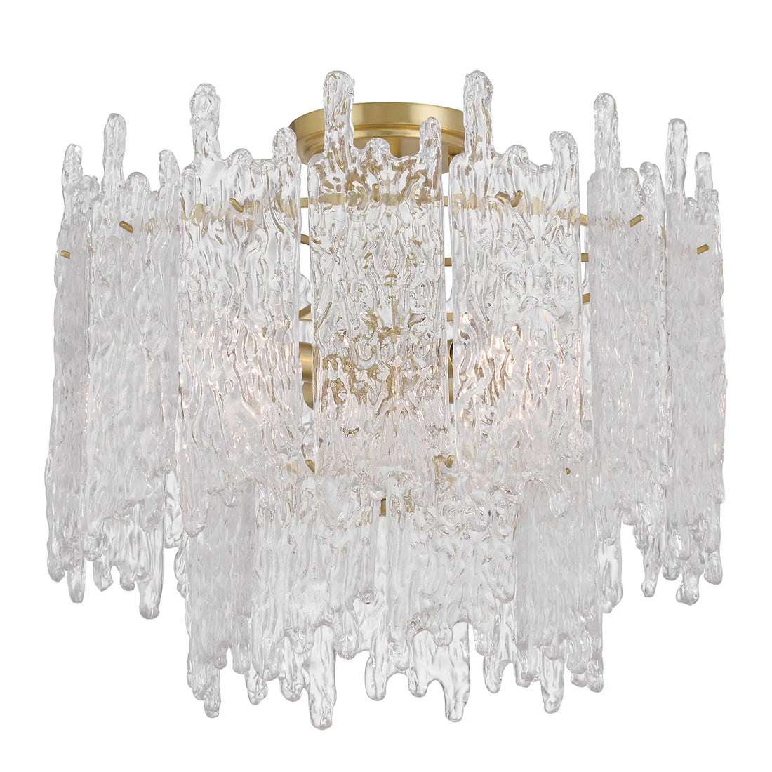 CRYSTORAMA, LIBBY LANGDON ACKERLY SEMI FLUSH MOUNT, FLUSH MOUNT CEILING LIGHTS