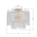CRYSTORAMA, LIBBY LANGDON ACKERLY SEMI FLUSH MOUNT, FLUSH MOUNT CEILING LIGHTS