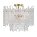 CRYSTORAMA, LIBBY LANGDON ACKERLY SEMI FLUSH MOUNT, FLUSH MOUNT CEILING LIGHTS