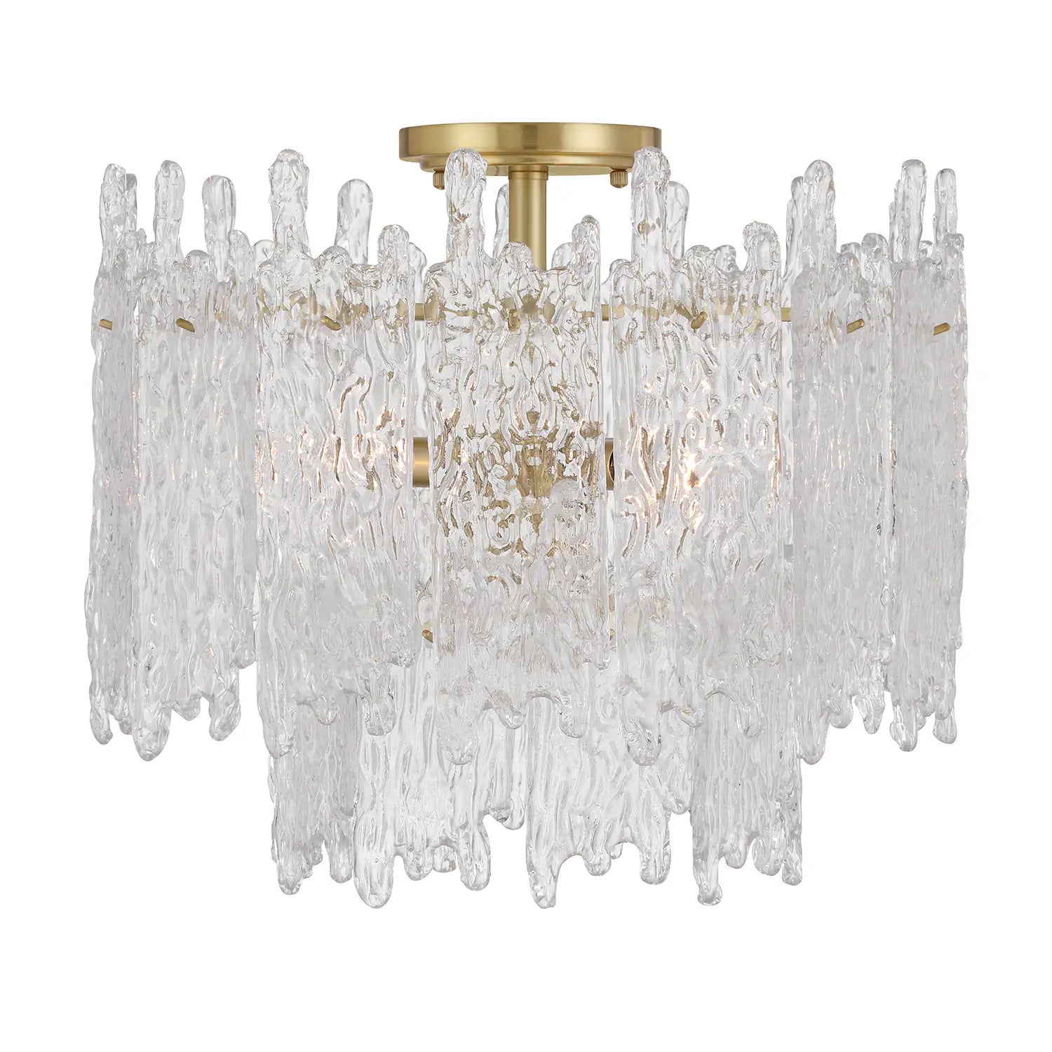 CRYSTORAMA, LIBBY LANGDON ACKERLY SEMI FLUSH MOUNT, FLUSH MOUNT CEILING LIGHTS