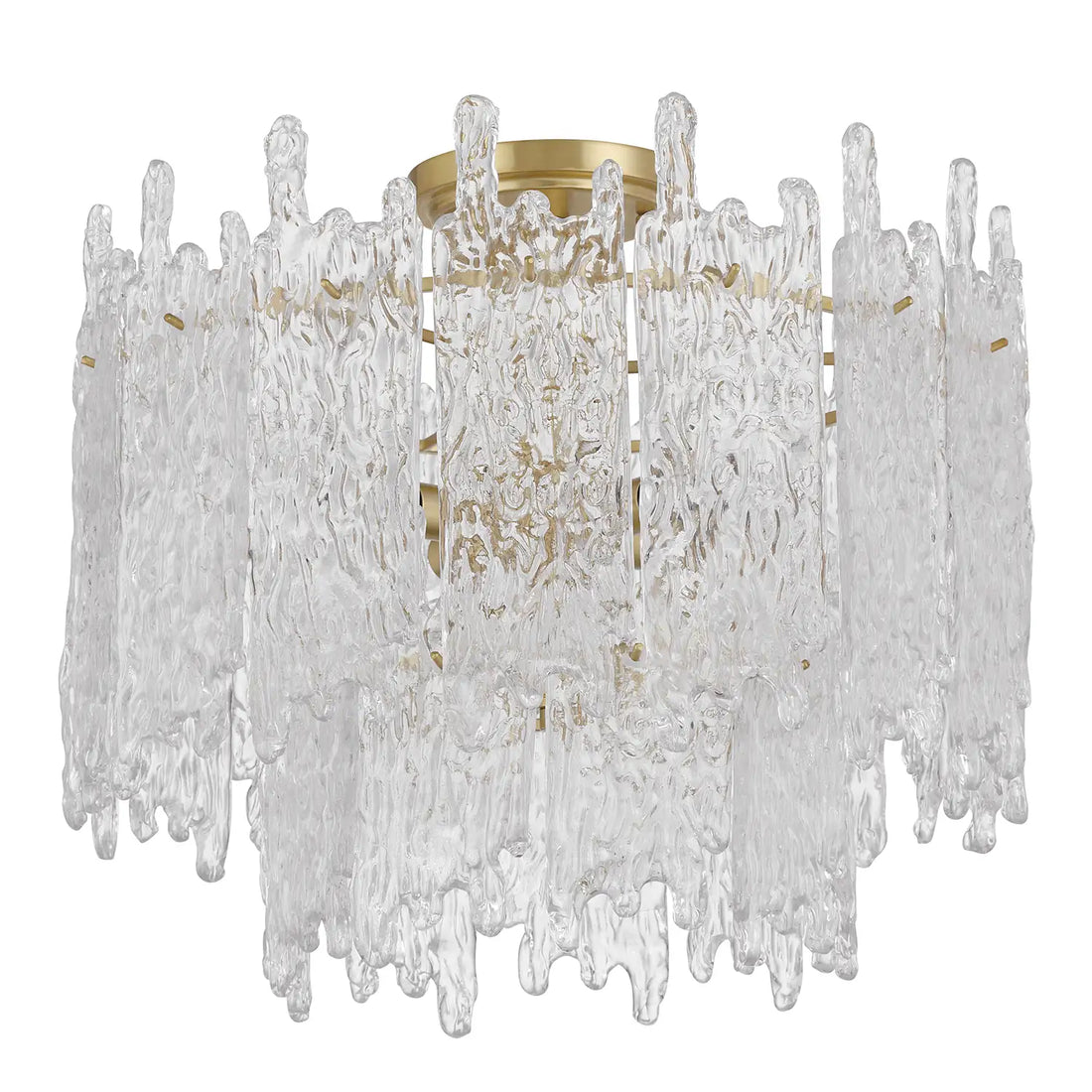 CRYSTORAMA, LIBBY LANGDON ACKERLY SEMI FLUSH MOUNT, FLUSH MOUNT CEILING LIGHTS