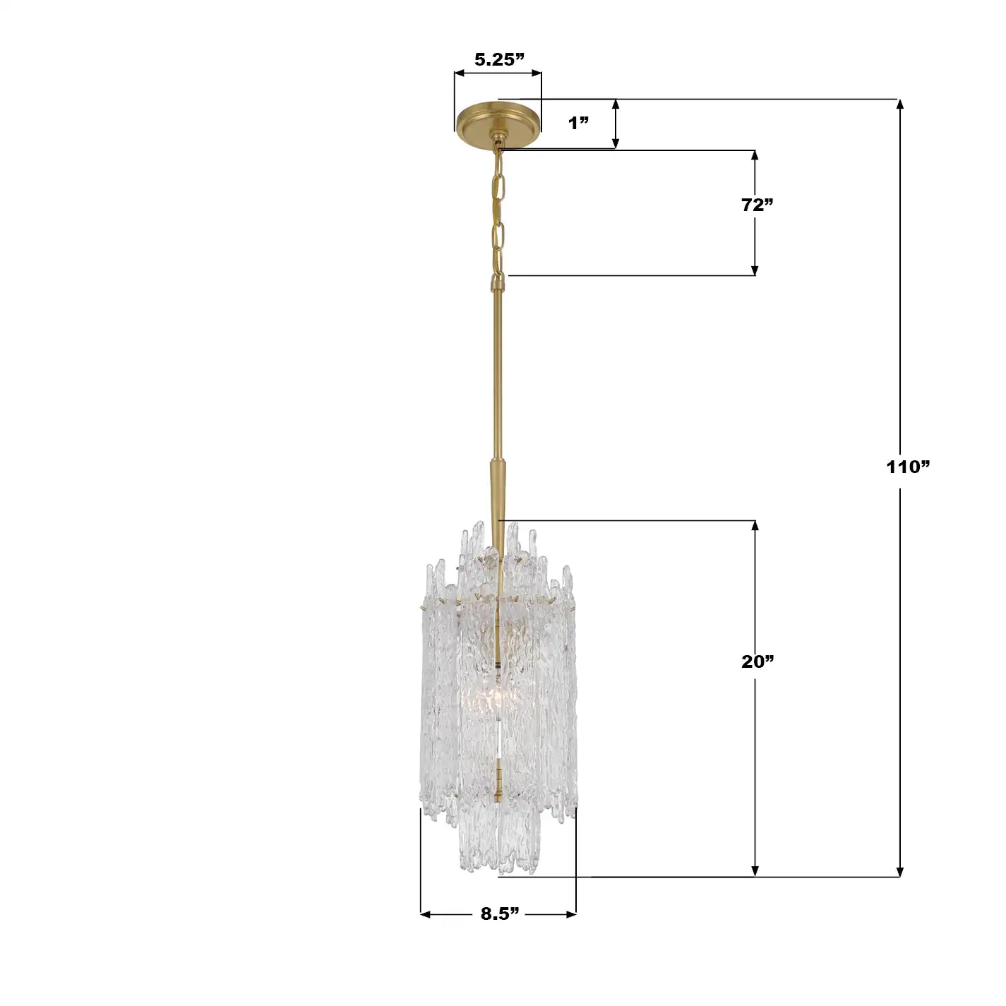 CRYSTORAMA, LIBBY LANGDON ACKERLY PENDANT, PENDANT LIGHT