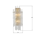 CRYSTORAMA, LIBBY LANGDON ACKERLY SCONCE, WALL SCONCES