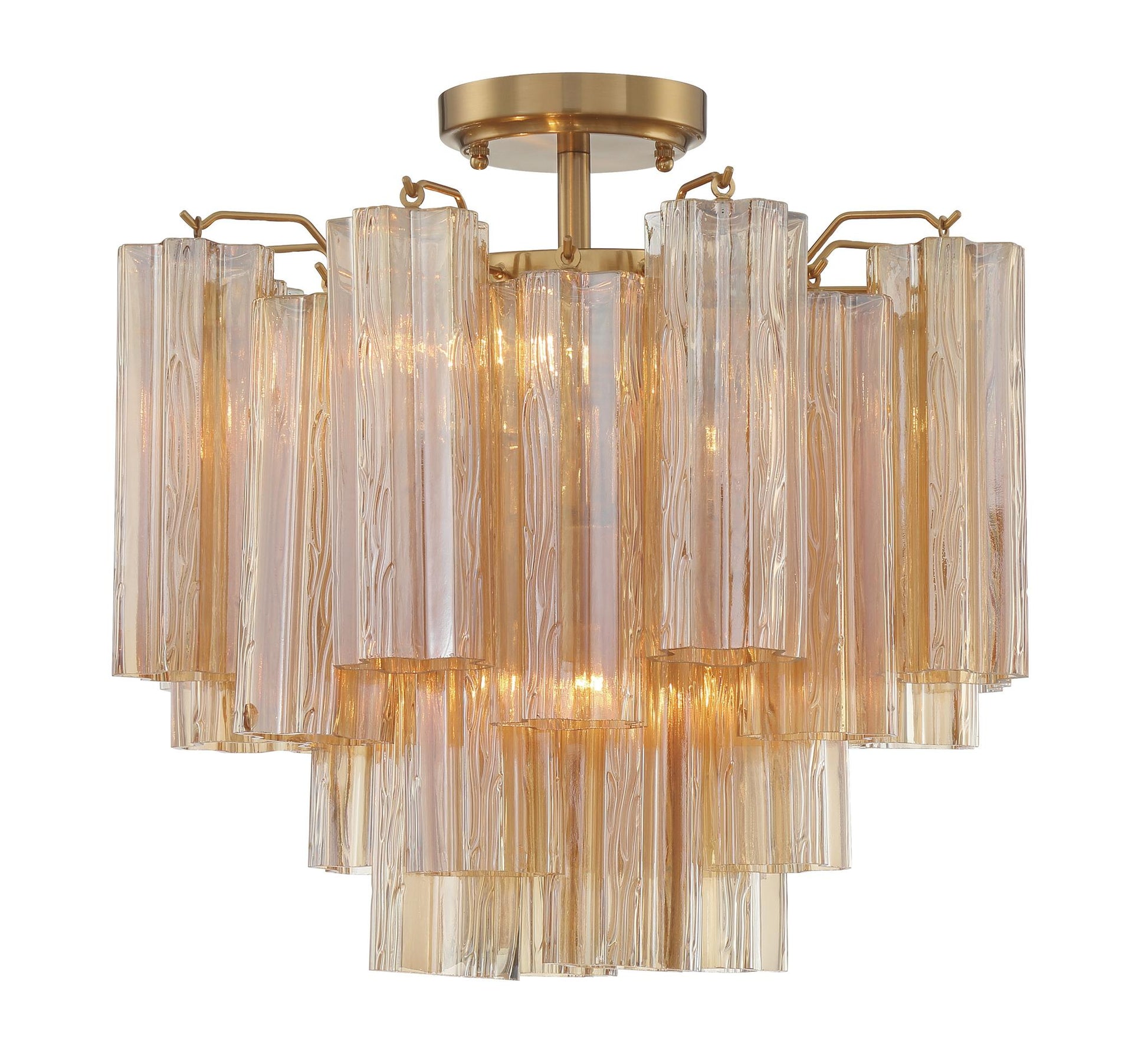 CRYSTORAMA, ADDIS SEMI FLUSH MOUNT, FLUSH MOUNT CEILING LIGHTS 