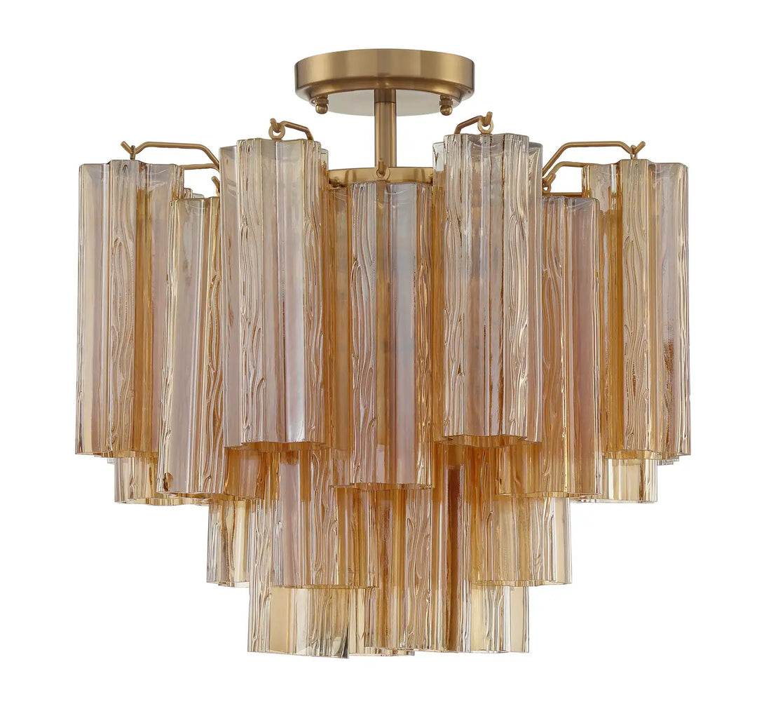 CRYSTORAMA, ADDIS SEMI FLUSH MOUNT, FLUSH MOUNT CEILING LIGHTS