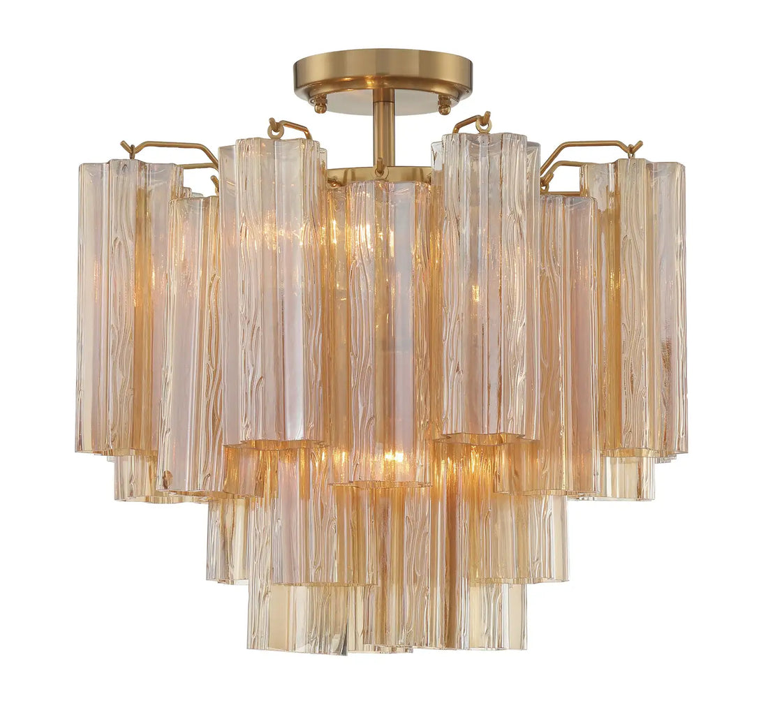 CRYSTORAMA, ADDIS SEMI FLUSH MOUNT, FLUSH MOUNT CEILING LIGHTS