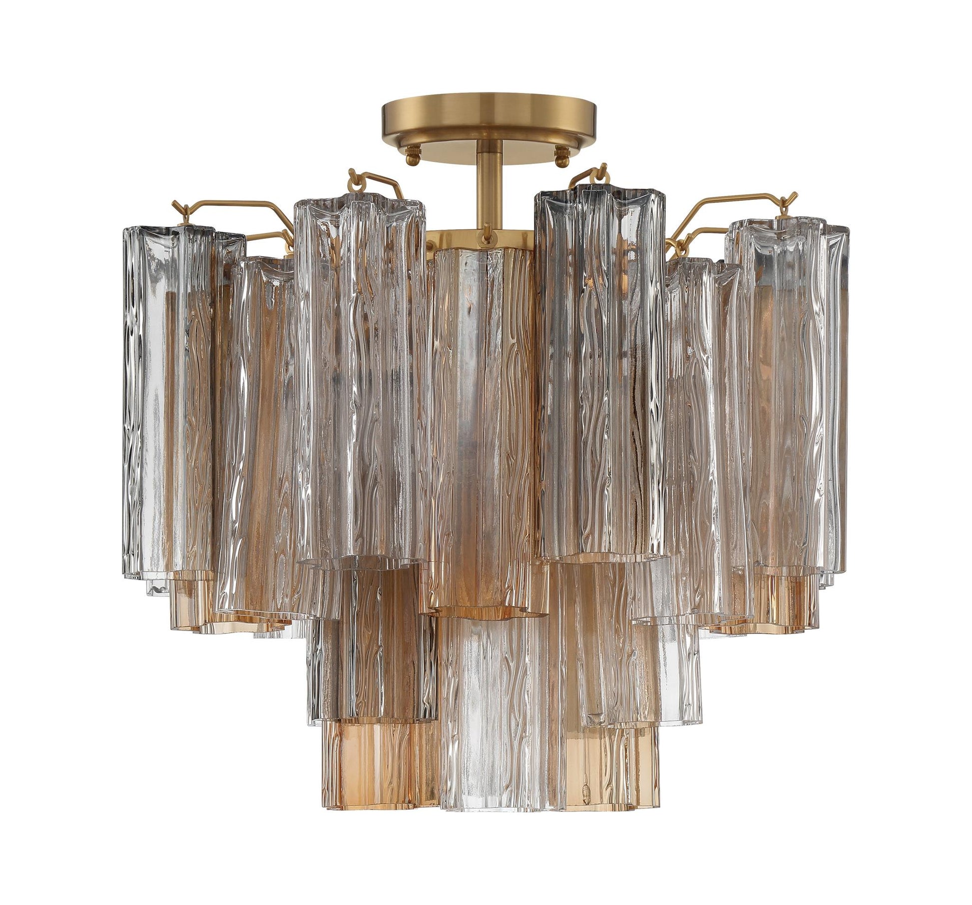 CRYSTORAMA, ADDIS SEMI FLUSH MOUNT, FLUSH MOUNT CEILING LIGHTS 