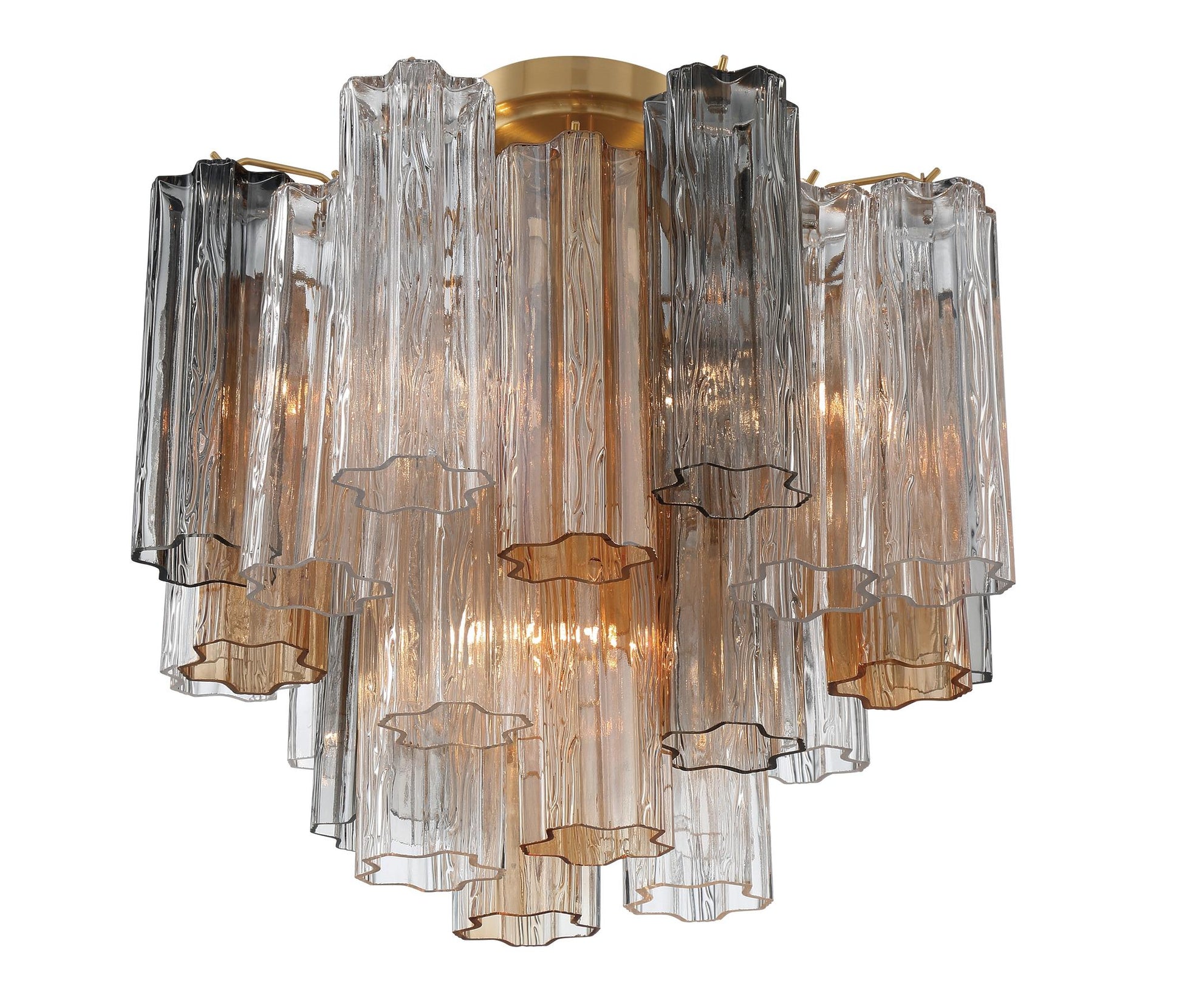 CRYSTORAMA, ADDIS SEMI FLUSH MOUNT, FLUSH MOUNT CEILING LIGHTS 