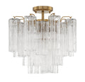 CRYSTORAMA, ADDIS SEMI FLUSH MOUNT, FLUSH MOUNT CEILING LIGHTS 