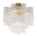 CRYSTORAMA, ADDIS SEMI FLUSH MOUNT, FLUSH MOUNT CEILING LIGHTS 