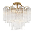CRYSTORAMA, ADDIS SEMI FLUSH MOUNT, FLUSH MOUNT CEILING LIGHTS 